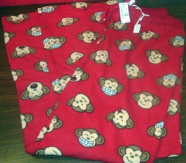 KIDS AEROPOSTALE MONKEY PAJAMAS + Monkey Slingshot#2  